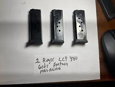 1 RUGER LCP 380 ACP 6 round factory Magazine 380 ACP OEM