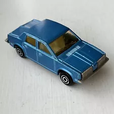 MAJORETTE 253 OLDSMOBILE OMEGA METALLIC BLUE OPENING BONNET VINTAGE 1981 FRANCE