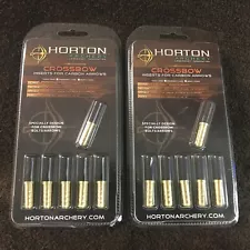 2 Horton Crossbow Arrow Insert Speed Carbon Arrows Mfg AC225 .80 Grain .300" ID