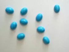 Natural Turquoise 4x6mm Oval Cabochon 10 Pieces loose Gemstone for sale Lot