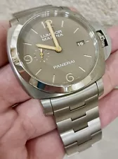 ✅ PANERAI - LUMINOR MARINA - Limited - Titanium - Automatic Watch SET ✅