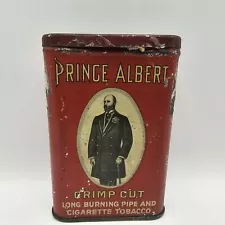 Vintage Tin Prince Albert In The Can Crimp Cut Pipe Cigarette Tobacco