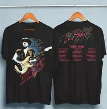 Vaughan Ray Stevie 1990 Tour Step Vintage T-Shirt Black Unisex For Concert fans