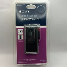 New Sony M-470 Voice Recorder Clear Voice Plus Microcassette 2 Speed Record