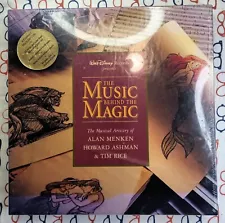 Walt Disney Records The Music Behind The Magic 1994 CD Box Set New/Sealed w/Book