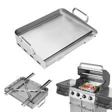 Griddle for Gas Grill & Stove Top Stainless Steel Flat Top Grill with Removable