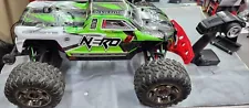 Arrma Nero 6s Blx With Upgrade Very Rare Part To Find, Original Wheels And Tires