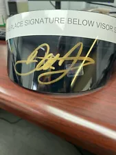 Dale Earnhardt JR Authentic Autographed Race Visor NASCAR, Helmet Visor, Dale JR