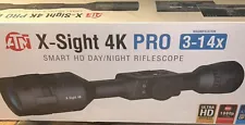 ATN Scope X-sight 4k Pro With Ultra HD Optics 3-14x (DGWSXS3144KP) New Sealed