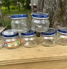 Baby Food Glass Jars 2003 Lot Of 6