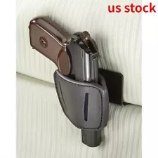 Ambidextrous Universal Leather IWB OWB Slide Pistol Holster for Concealed Carry