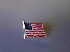 250 - High Quality American Waving Flag Lapel Pins Patriotic US U.S. USA U.S.A.