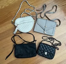 Lot of 4 Women assorted crossbody bags, Pre-owned sale. All for $15