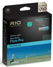 Rio DirectCore Flats Pro WF Floating Fly Line - Aqua/Orange/Sand - Closeout Sale