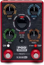 Line 6 POD Express Guitar Amplifier and FX Processor Pedal