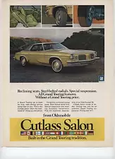 1973 Oldsmobile Olds Cutlass Salon Grand Touring GT Rocket V8 Print Ad