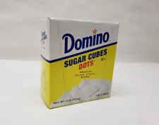 Domino SUGAR CUBES Dots 1 Lb. Premium Pure Cane Sugar Sweetener 126 cubes!