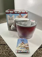 The Incredible Ice Cream Machine By Wilton 1 1/2 Quart Ice Cream Maker Used