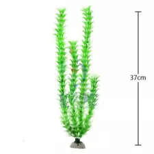 Aquarium Plastic Plant Fish Tank Fishtank Flower Silk Artificial Silicone Decor