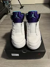 Nike Air Jordan V 5 NRG Grape Fresh Prince 2018 AV3919-135 Size 8.5 Worn Once