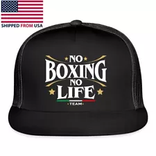 No Boxing No Life Canelo Alvarez Team Logo Adjustable Trucker Hat Cap Adult Size