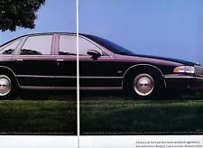 1994 Chevy Caprice Classic Sedan, Lovely 2-Page Magazine Ad - 16x10.75 separated