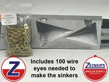 3370 New Do-It Pyramid Sinker Mold w/ #2 Wire Eyes - 8 & 10 oz sizes - 39