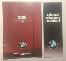 BMW 320i 1/1978 Sales Brochure + BMW Color and Upholstery Selections Brochure