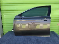 TOYOTA CAMRY XSE 18-24 DOOR SHELL FRONT LEFT DRIVER COMPLETE GRAY W/ GLASS