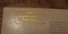 Bruce Springsteen For Government Sale Only Born To Run 1975 Columbia Records