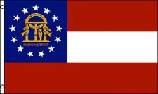 Georgia State Flag 3x5 ft Official State Flag NEW GA