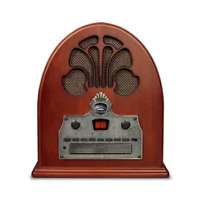 Crosley Radio Cathedral Radio Cd Player Paprika