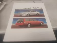 Apr 1987 TOYOTA CAMRY Australian Sales Brochure