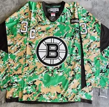 Reebok Boston Bruins Chara camouflage Jersey size 52