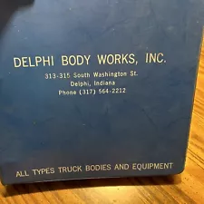 Delphi Body Works , Inc. Sales For Truck Bodies And Equipment Manual