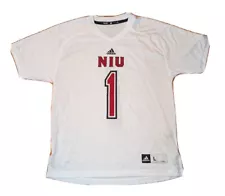 Northern Illinois University NIU Huskies NCAA Adidas Football Jersey Mens L MAC