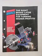 Ammco Brake Lathe Sales Catalog