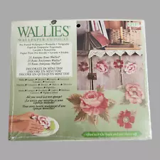 NEW Wallies Antique Roses Pre-Pasted Wallpaper Cutouts #12155 Borders Furniture