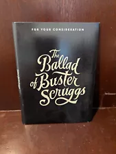 The Ballad of Buster Scruggs DVD FYC OOP Hard to Find Netflix Coen Bros.