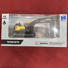 New Ray Diecast Model Volvo EC140E Track-Type Excavator Yellow