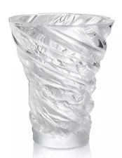 Lalique Carpes Koi Vase - NIB $7600