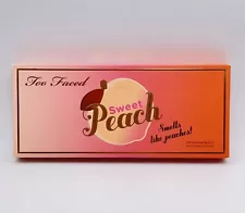 Too Faced Sweet Peach Eye Shadow Palette 18 Shades In Box