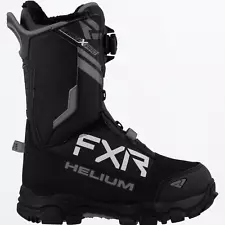 Open Box FXR Racing Adult Helium BOA Snowmobile Boot Black Size 8M/10W