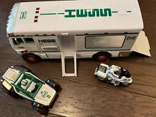 HESS 2018 Toy Truck - RV with ATV and Motorbike