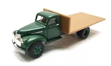 HO Scale Mini-Metals CMW 1941-1946 Chevrolet Flatbed Truck Brewster Green