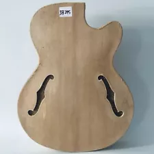 Unfinished DIY Hollow Jazz Guitar Maple and Spruce Body