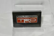 Genuine TRD TOYOTA Aluminum Emblem MS010-00014 Japan Import NEW +Tracking number