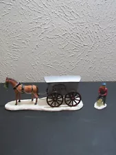 Lemax Ice Delivery Glacier Ice House Horse & Carriage #13366 (2001)