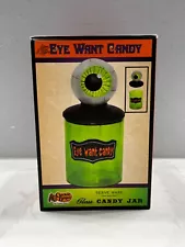 Cracker Barrel Eye Want Candy Halloween Eyeball Glass Candy Jar - Unusual Weird