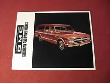 1968 GMC Suburban Sales Brochure